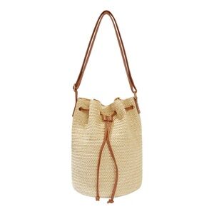 Brand new Montce Straw Bucket Bag